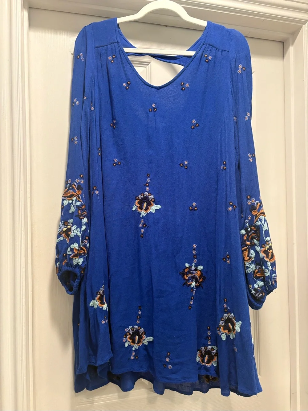 Free People Embroidered Oxford Dress